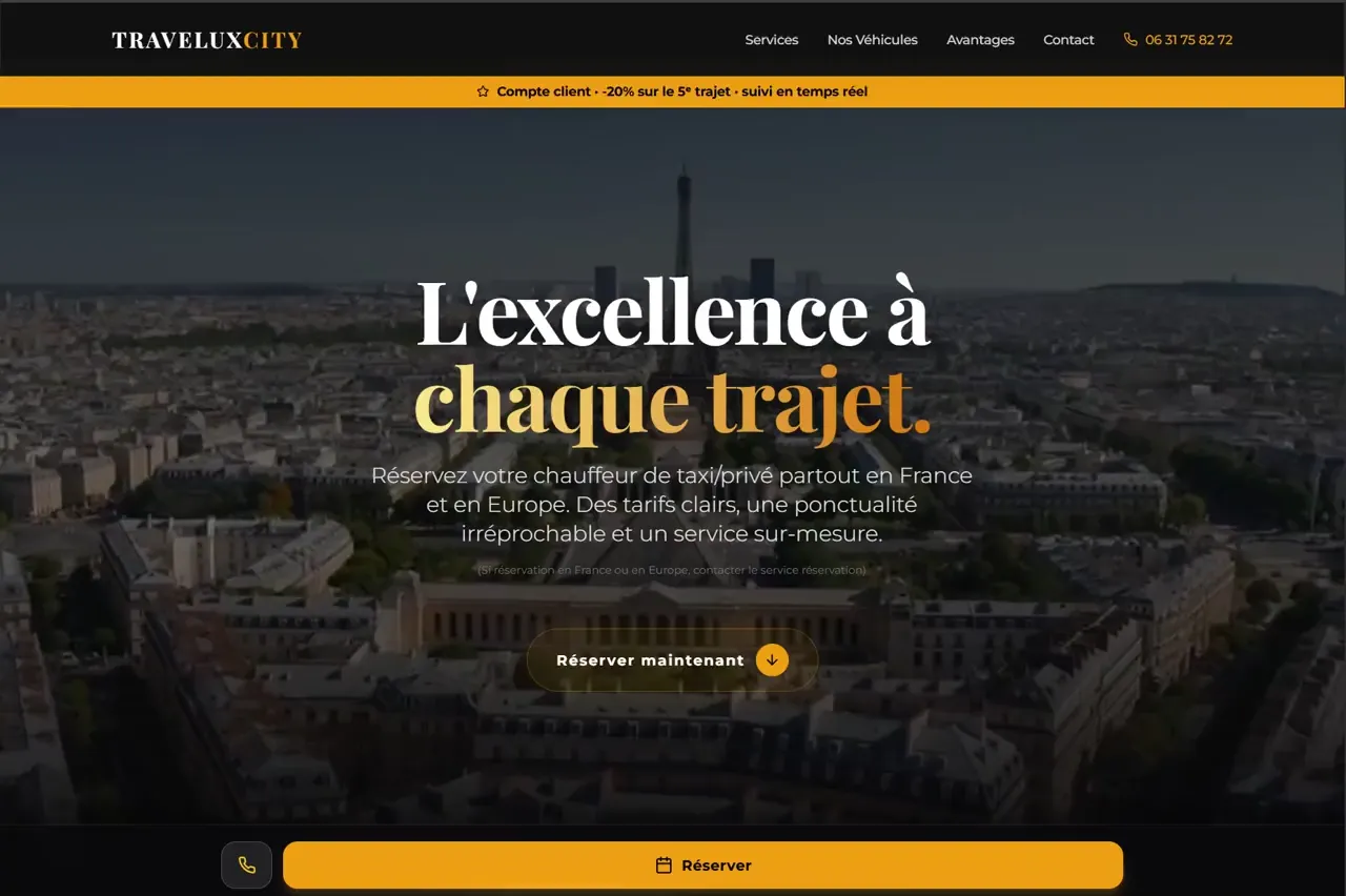 Aperçu vidéo du projet Traveluxcity